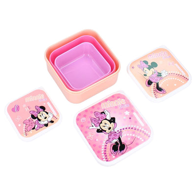Vadobag minnie mouse snackbox en fruitdoos - 3in1