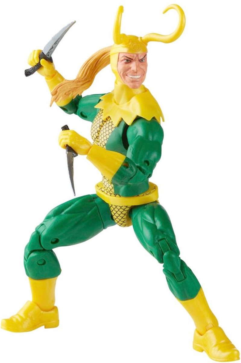 Marvel loki - legends retro collection action figure 2022 15 cm
