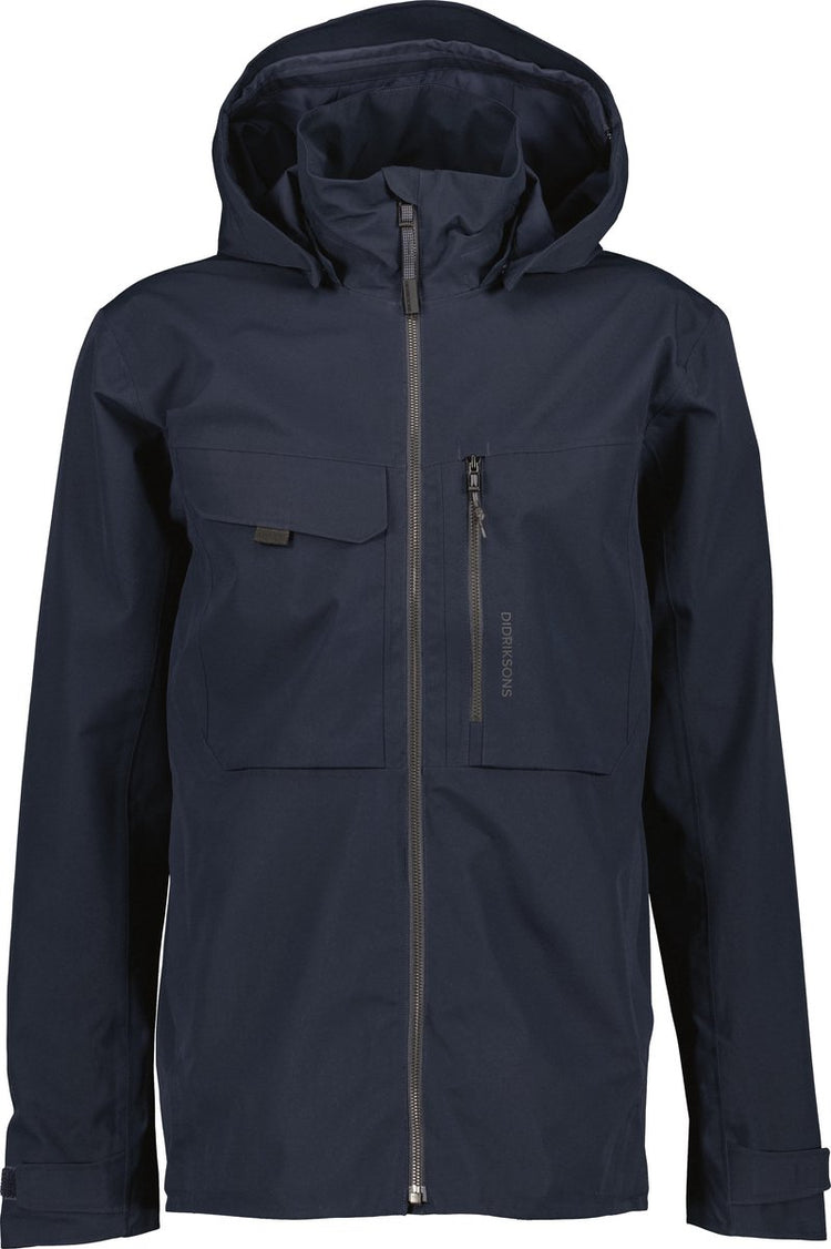 Didriksons aston usx jkt 5 unisex outdoorjas - dark night blue