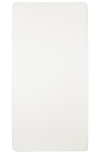 Meyco baby uni hoeslaken juniorbed - offwhite - 70x140 150cm