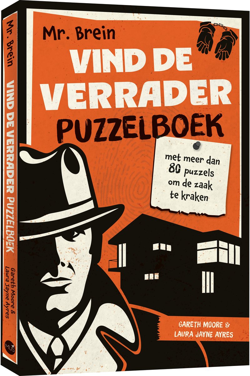 Uitgeverij mus mr. brein vind de verrader puzzelboek