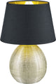 Rl live your light reality luxor - tafellamp - goud - excl. 1x e27 4,9 w - snoerschakelaar