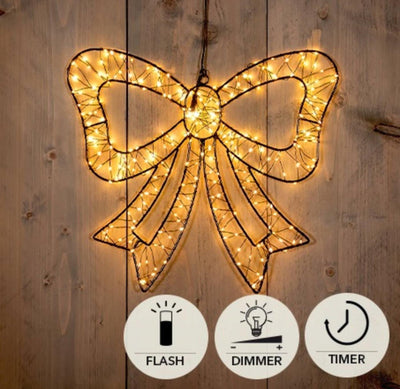 Anna's collection verlichte strikje 34cm 278led ip44 met flitsfunctie timer dimmer