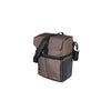 Basil fietsschoudertas move mik hooks bruin met helmvak |15l