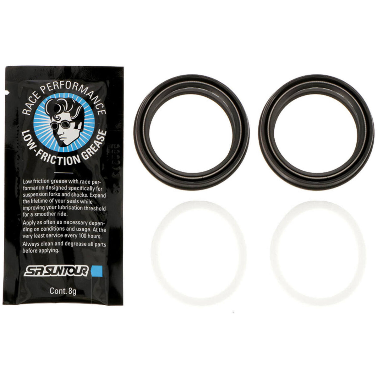 Srsuntour sr suntour - service kit stof afdichting voor ø 35 mm fka122-01