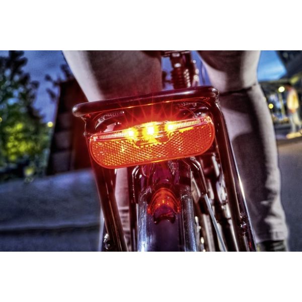 Trelock LS 615 Duo Flat Signal achterlicht zwart 50mm