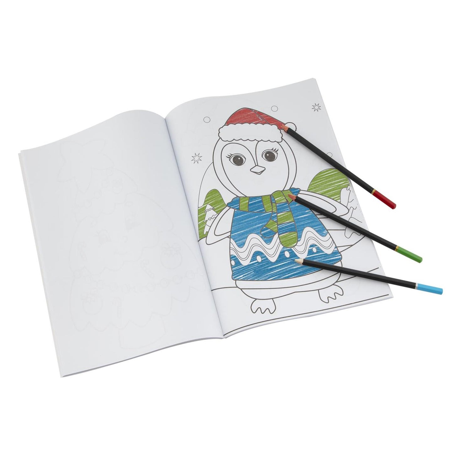 Kleurboek Kerst A4, 48 Vellen