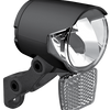 Koplamp Herrmans H-Black MR4 dynamo - aan uit functie - met houder - 100 120 lumen