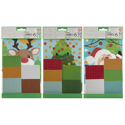Grafix kerst mozaiek kunst a5 formaat