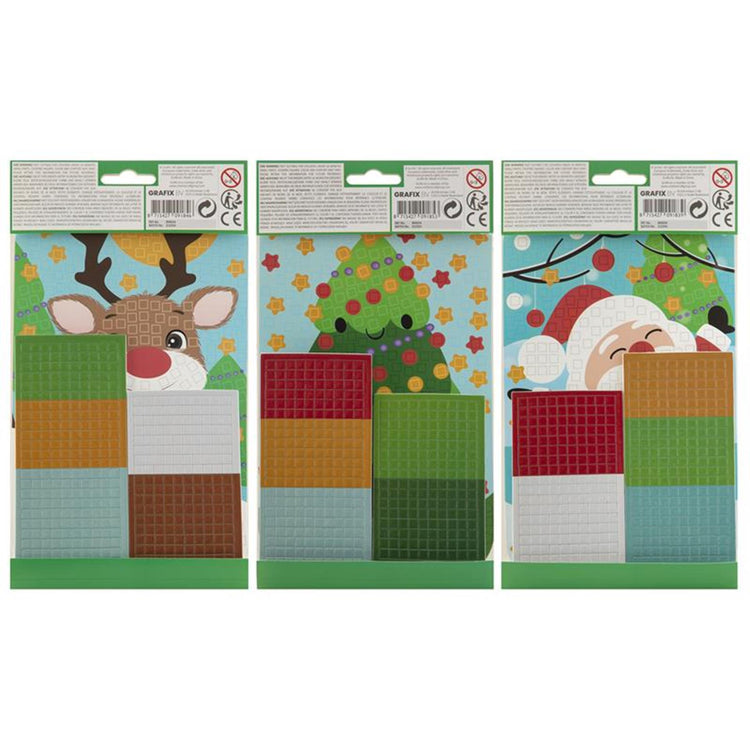 Grafix kerst mozaiek kunst a5 formaat