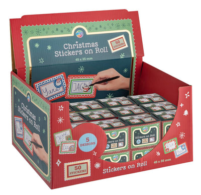 Creative craft group stickers op rol 5 designs - 50st.