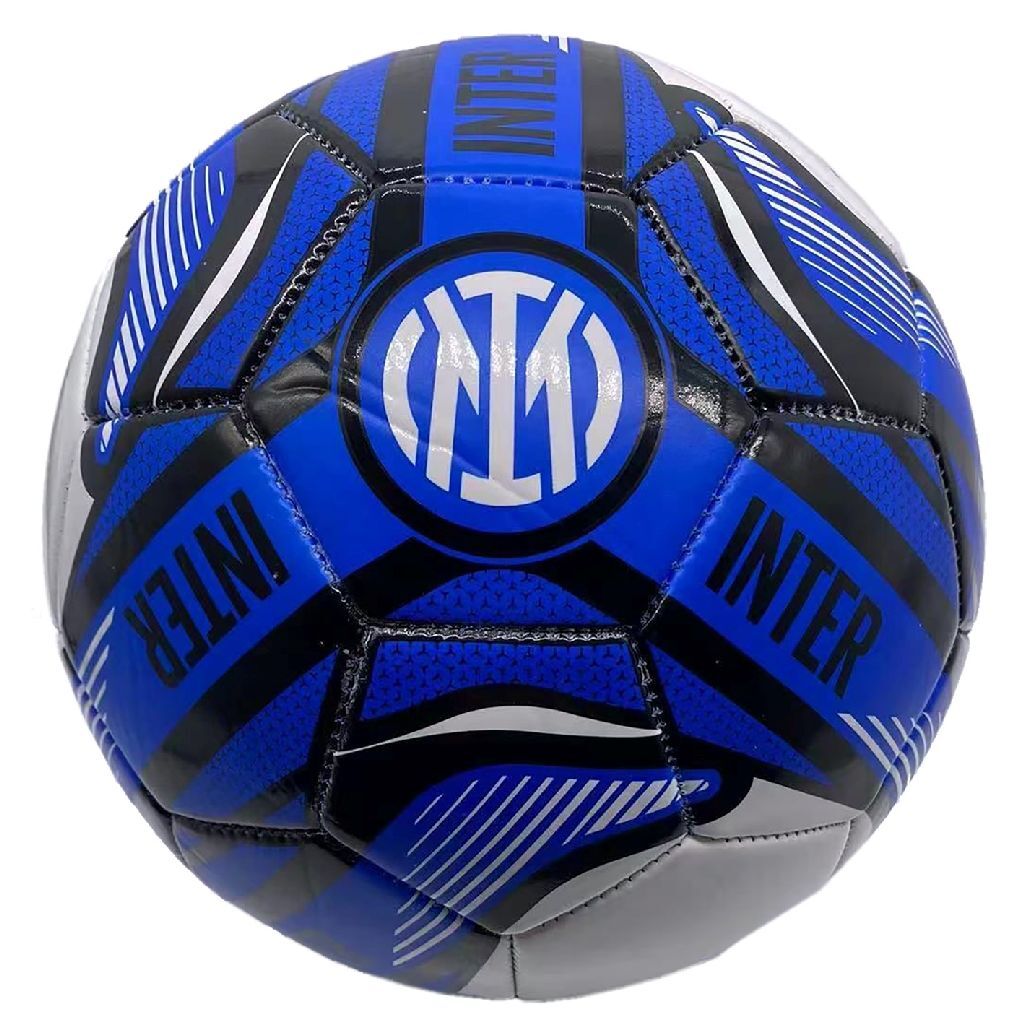Merkloos sans marque overige merken inter milan voetbal maat 5 wit blauw zwart