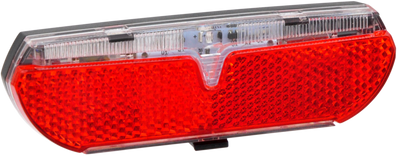 Edge Dragerachterlicht City Slimline-2 80mm StVZO keurmerk incl. batterijen