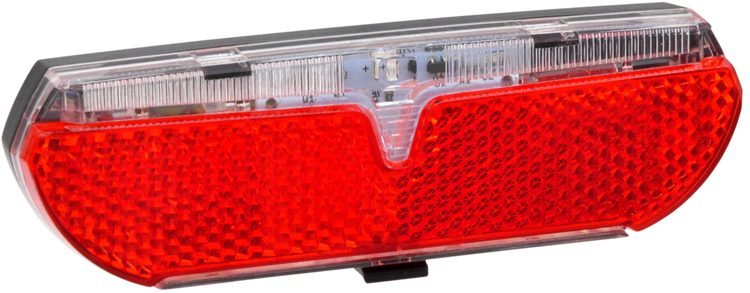 Edge Dragerachterlicht City Slimline-2 80mm StVZO keurmerk incl. batterijen