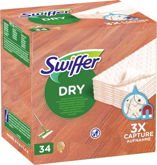 Swiffer Swiffer Vloerdoekjes Houten Vloeren Parket Laminaat 34 Stuks