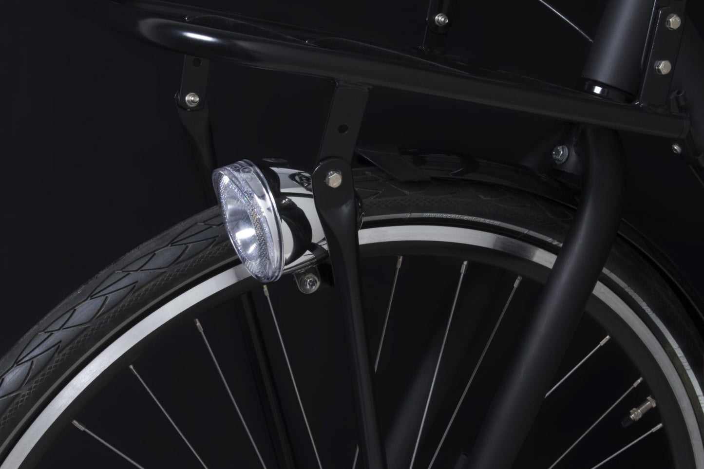 Spanninga koplamp Swingo XDOc aan uit dynamo 20 lux chroom