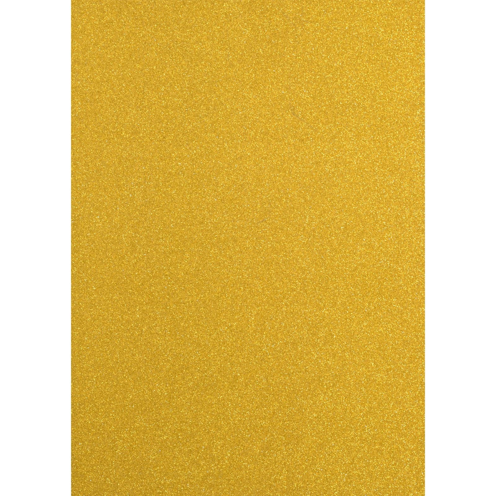 Florence • glitterpapier a4 5x 250g goudgeel