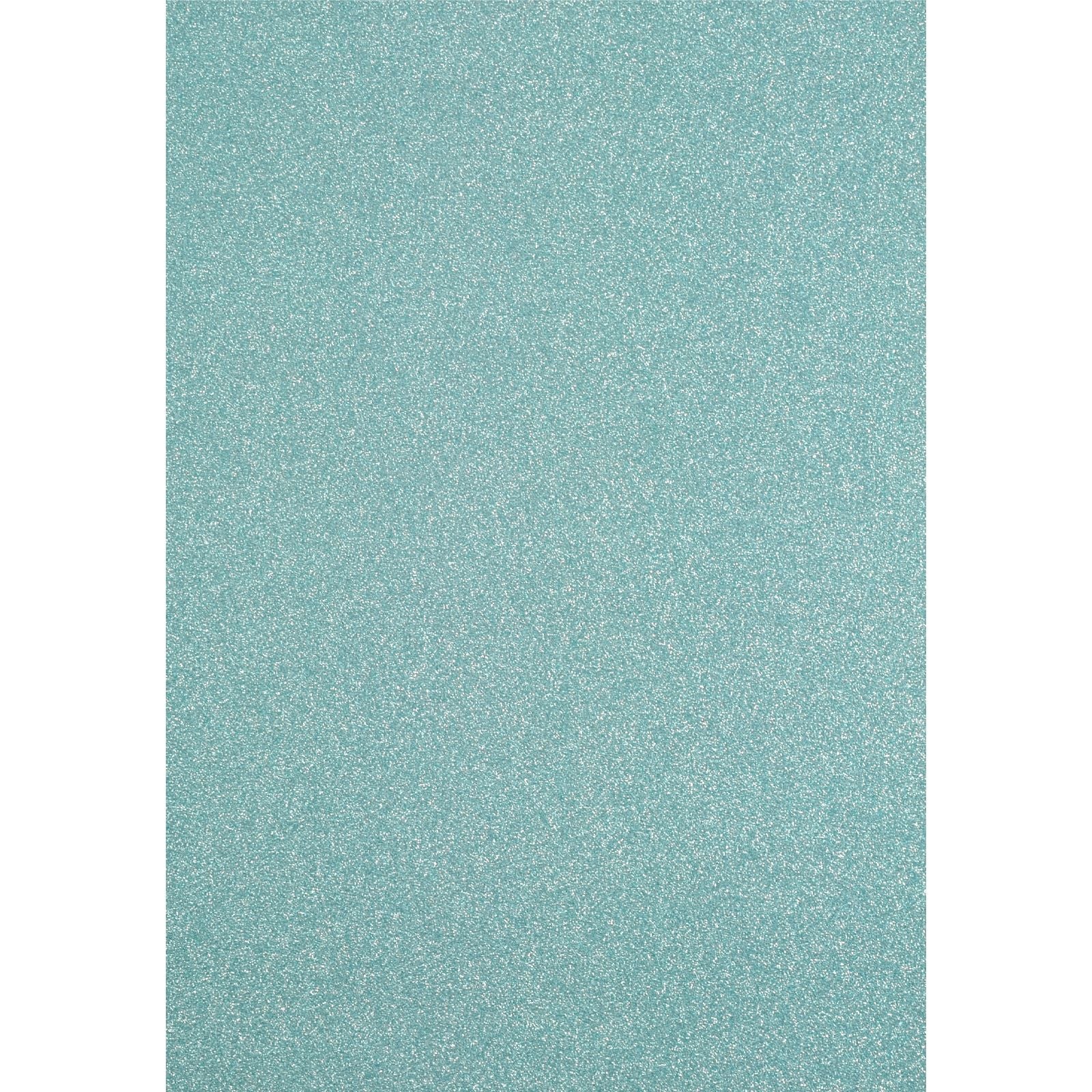 Florence • glitterpapier 250g a4 aqua 5x