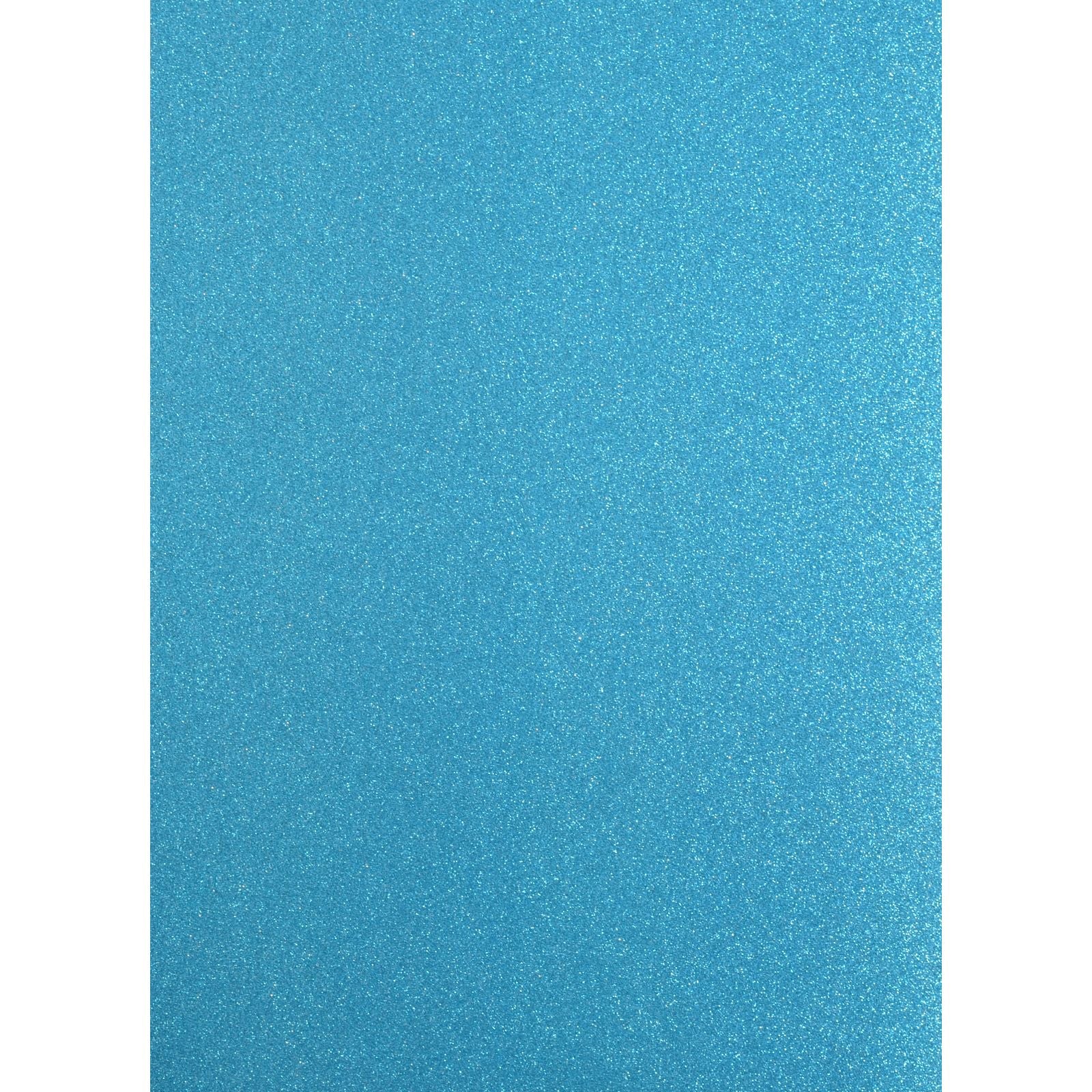 Florence • glitterpapier 250g a4 turquoise 5x