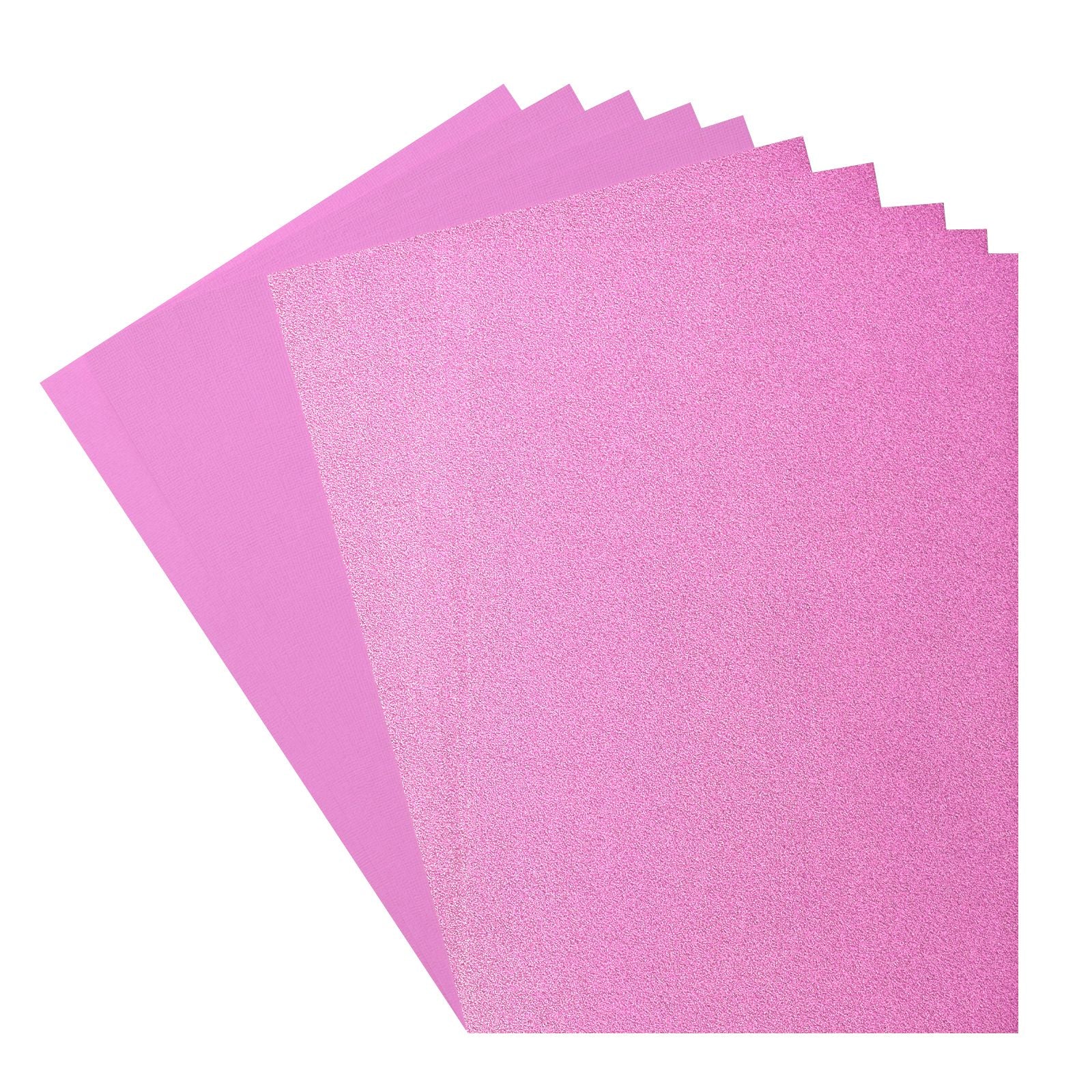 Florence • glitter papier en cardstock set 216g a4 10x light pink hydrangea