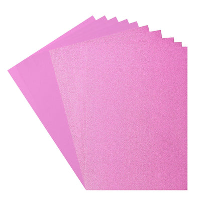 Florence • glitter papier en cardstock set 216g a4 10x light pink hydrangea