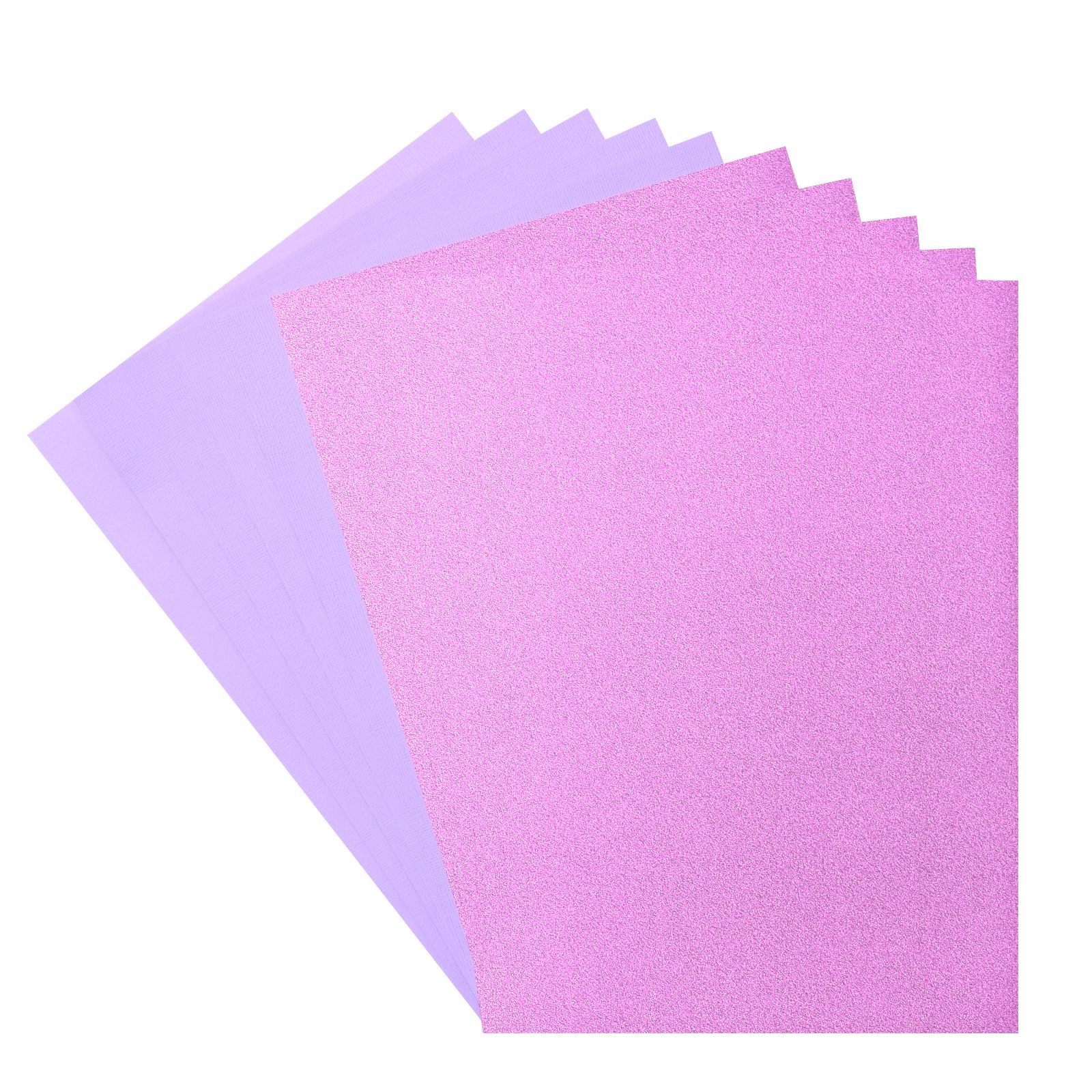 Florence • glitter papier en cardstock set 216g a4 10x lavender hyacinth