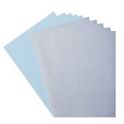 Florence • glitter papier en cardstock set 216g a4 10x light blue glacier - afbeelding 1