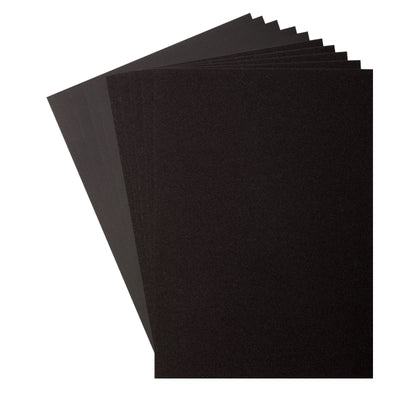 Florence • glitter papier en cardstock set 216g a4 10x black black