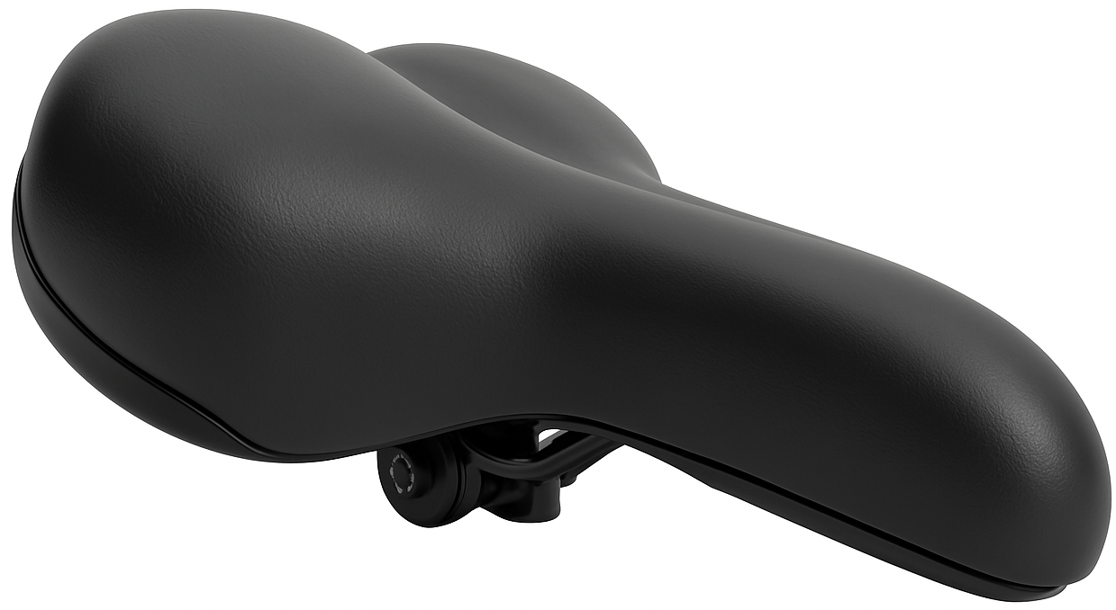 Fietszadel Urban City - zwart