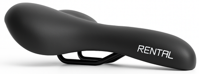 Fietszadel Edge City Rental - zwart (werkplaatsverpakking)