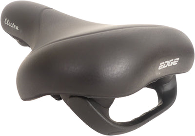 Edge fietszadel e-bike electra met handgreep en opbergruimte voor de apple air tag - zwart