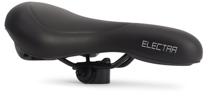 Edge fietszadel e-bike electra met handgreep en opbergruimte voor de apple air tag - zwart