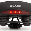 Edge fietszadel veneto incl. oppakbeugel en achterlicht - zwart