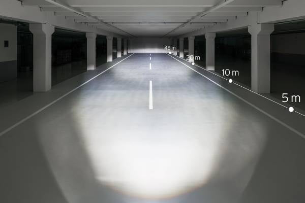 Koplamp Lumotec IQ-X voor naafdynamo 6-60 Volt -