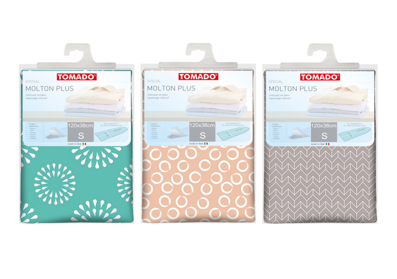Tomado strijkplankhoes molton plus - 120x38cm