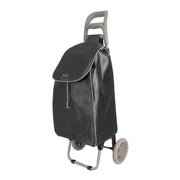 Metaltex Metaltex Boodschappentrolley 57x34x21 cm 45L Zwart Grijs - afbeelding 1