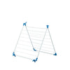Metaltex cervino badkuipdroogrek 10 m drooglengte wit blauw
