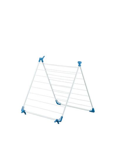 Metaltex cervino badkuipdroogrek 10 m drooglengte wit blauw