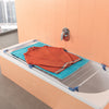 Metaltex cervino badkuipdroogrek 10 m drooglengte wit blauw