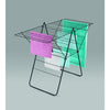 Metaltex rotterdam droogrek 25 m drooglijn 134x58x98 cm zwart