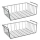 Metaltex babette hangmand 40x26x14 cm zwart 2 stuks