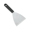 Metaltex plancha barbecue spatel 23.8x10 cm zwart rvs