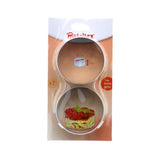 Metaltex bakringen 8.5x3.2 cm 2 stuks rvs - afbeelding 2