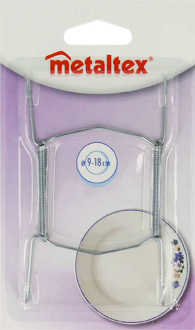 Tomado-metaltex bordenhouder 9-18cm zilver