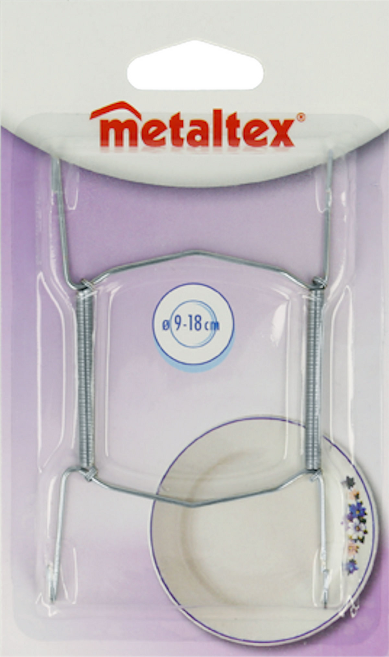 Tomado-metaltex bordenhouder 9-18cm zilver