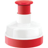 Metaltex kitchen helpers hamburgerpers 11 cm rood wit