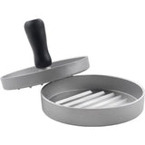 Metaltex kitchen helpers hamburgerpers 11.5 cm staal zwart - afbeelding 1