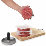 Metaltex kitchen helpers hamburgerpers 11.5 cm staal zwart - afbeelding 3