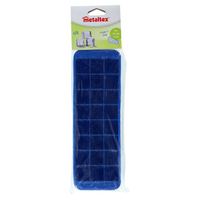 Metaltex flexcibel ijsbokjes bakje blauw