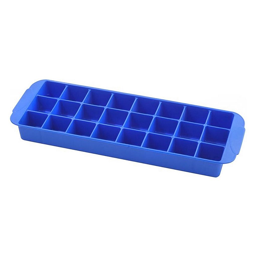 Metaltex flexcibel ijsbokjes bakje blauw